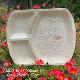  Bộ 10 đĩa 3 ngăn 25cmx30cm 