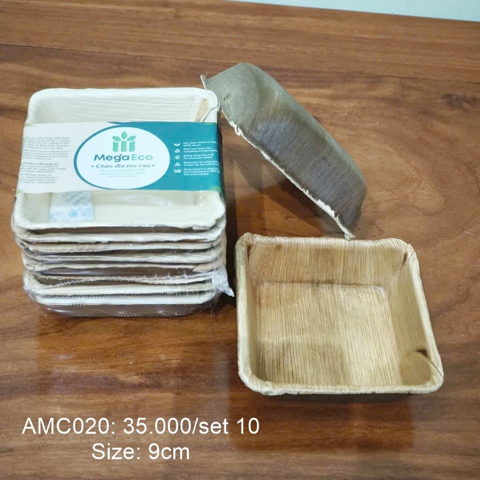  Bộ 10 chén vuông 9cm 