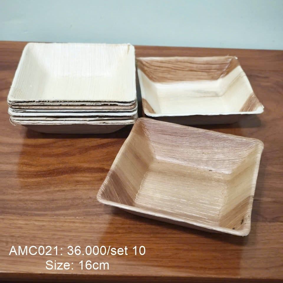  Bộ 10 tô vuông 16cm 