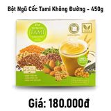  Bột ngũ cốc Tami không đường - 450g 