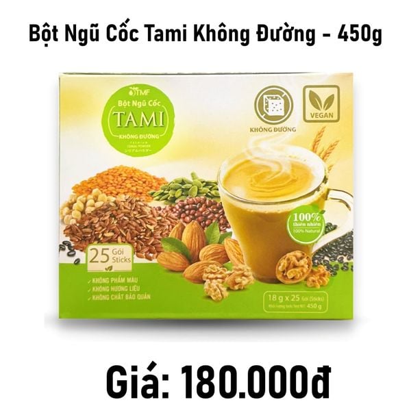  Bột ngũ cốc Tami không đường - 450g 