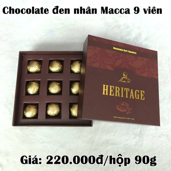 Chocolate đen nhân Macca - 90G 