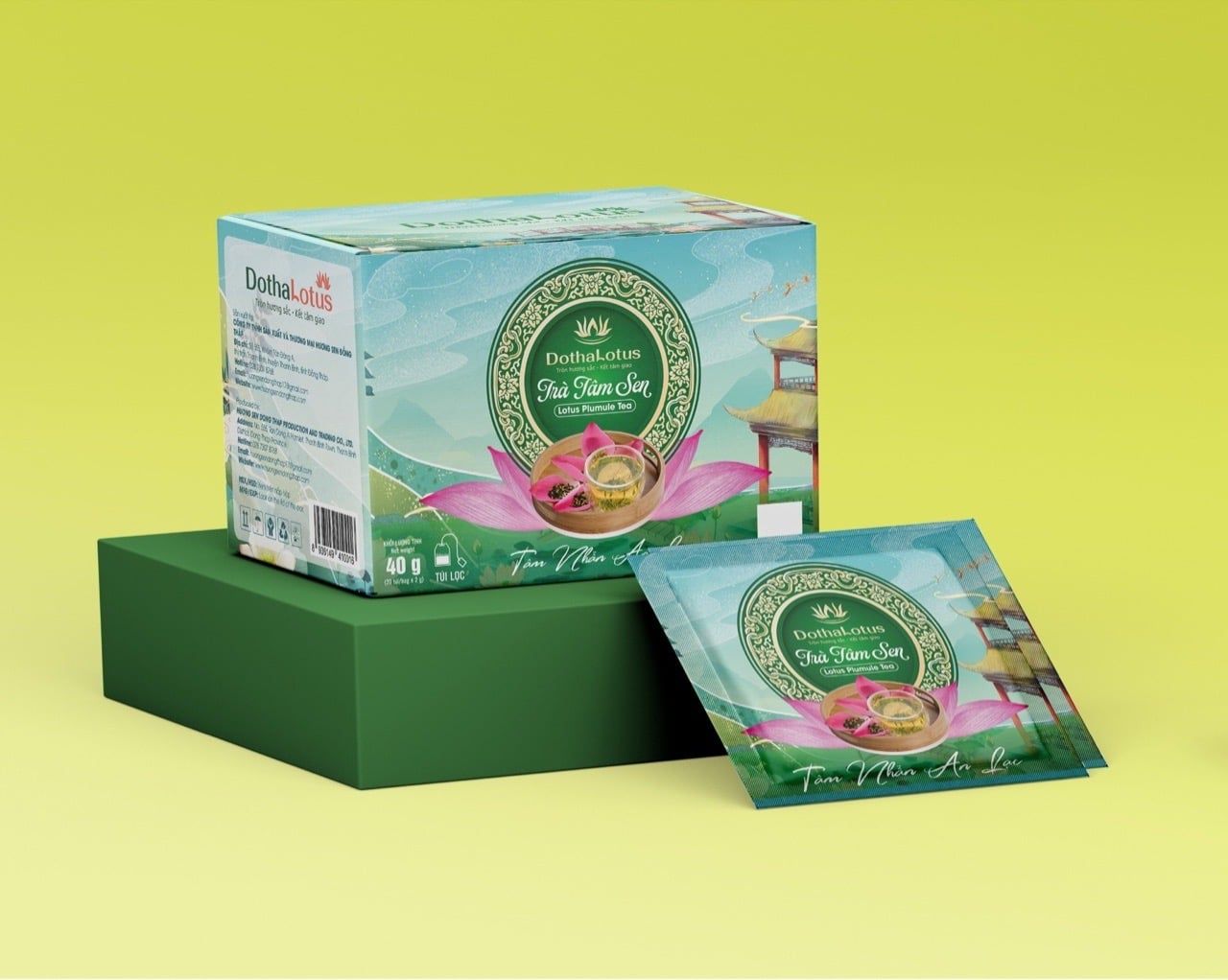  Trà tâm sen túi lọc 40G 