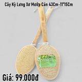  Cây kỳ lưng xơ mướp cán 43cm - 11x15cm 