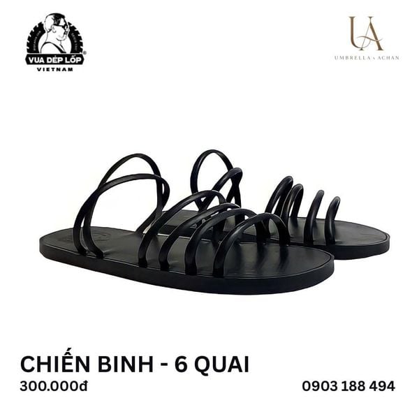  Dép lốp 6 quai tăm 