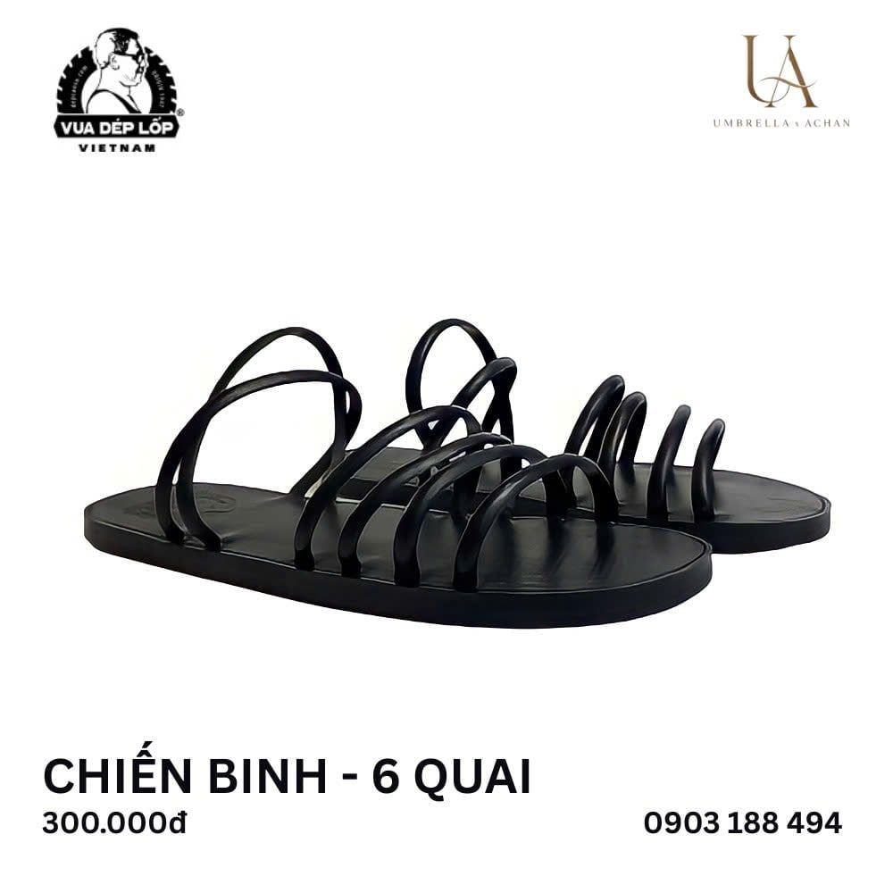  Dép lốp 6 quai tăm 