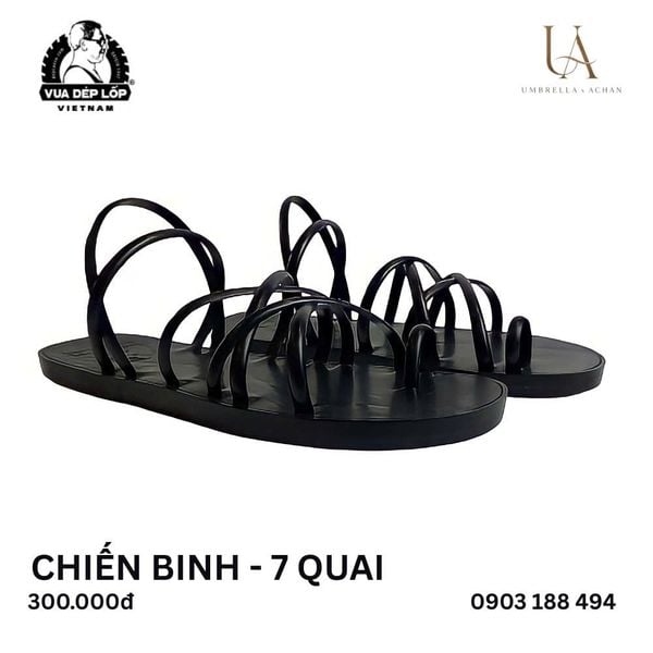  Dép lốp 7 quai xỏ ngón 