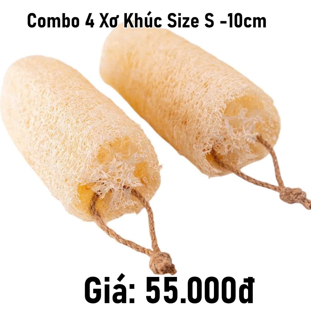  Combo 4 xơ khúc size S - 10cm 