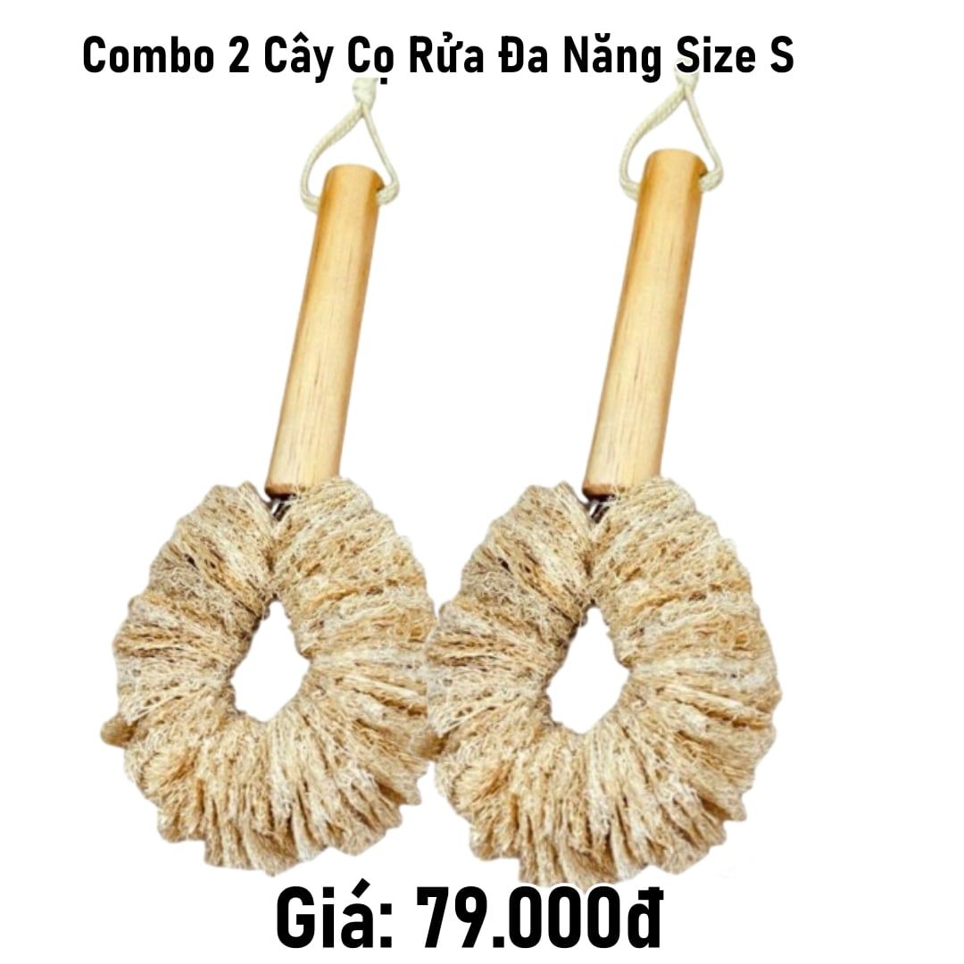  Bộ 2 2 cây cọ rửa đa năng size S 