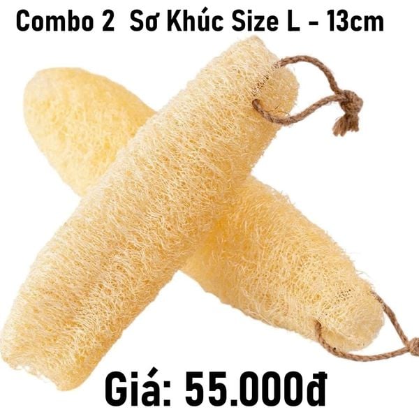  Bộ 2 2 xơ khúc size L - 13cm 