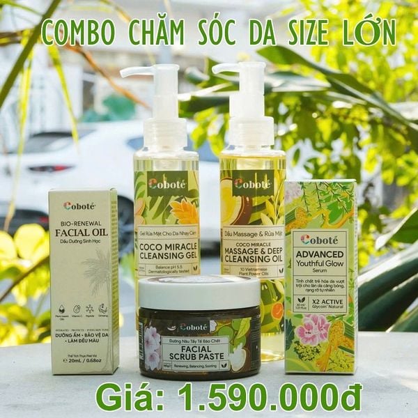  Combo chăm sóc da ngừa lão hoá size lớn 