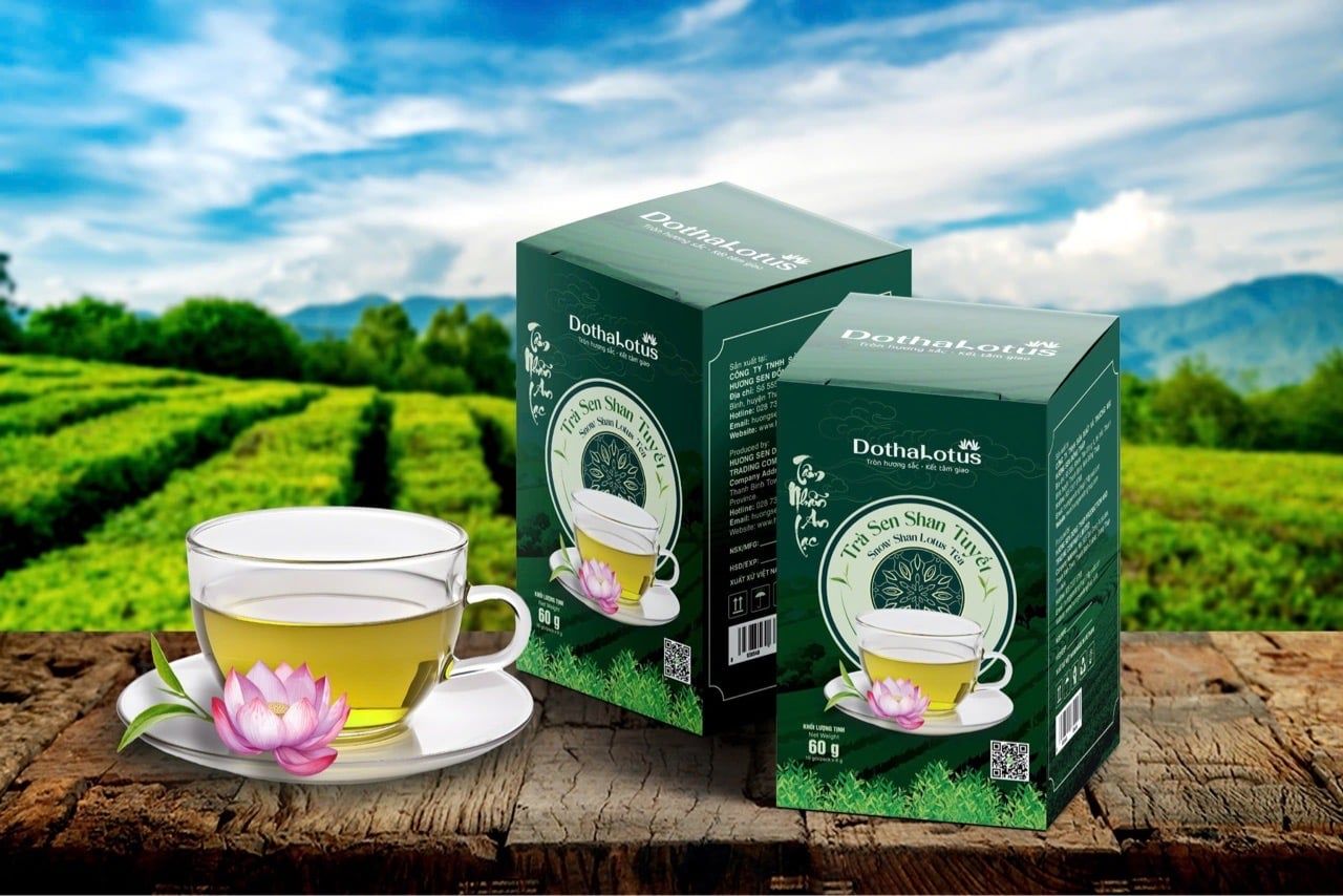 Trà sen shan tuyết 10 gói - 60G 