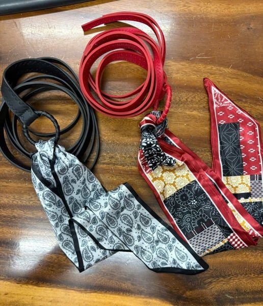  Thắt lưng nữ phối khăn lụa 