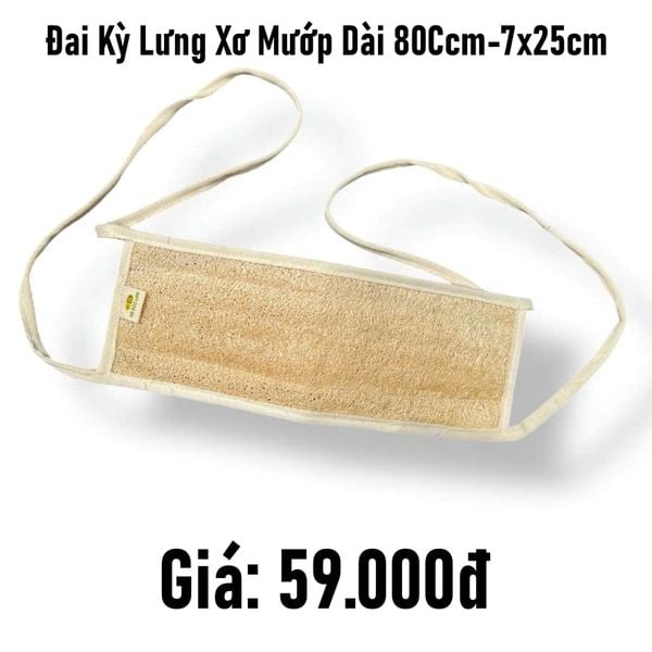  Đai kỳ lưng xơ mướp dài 80cm - 7x25cm 