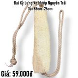  Đai kỳ lưng xơ mướp nguyên trái dài 85cm - 26cm 