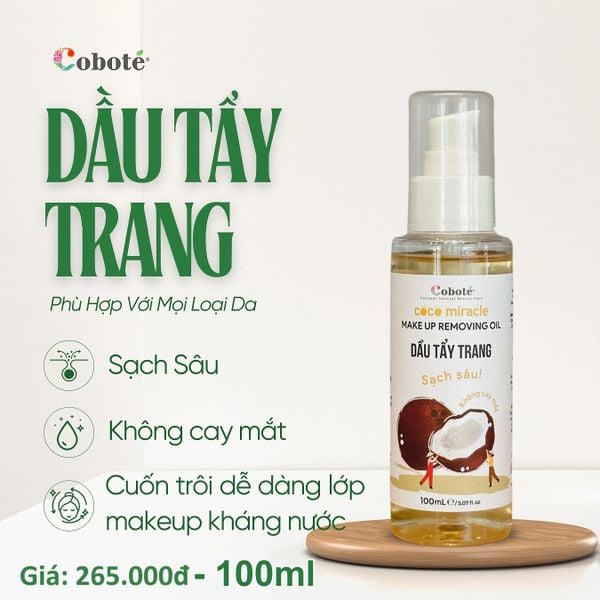  Dầu tẩy trang Cobote 100ml 
