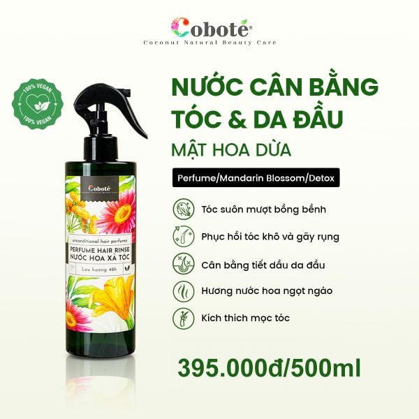  Nước xả tóc hương nước hoa Cobote 500ml 