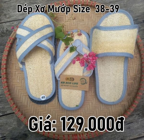  Dép xơ mướp size 38-39 