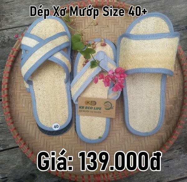  Dép xơ mướp size 40+ 