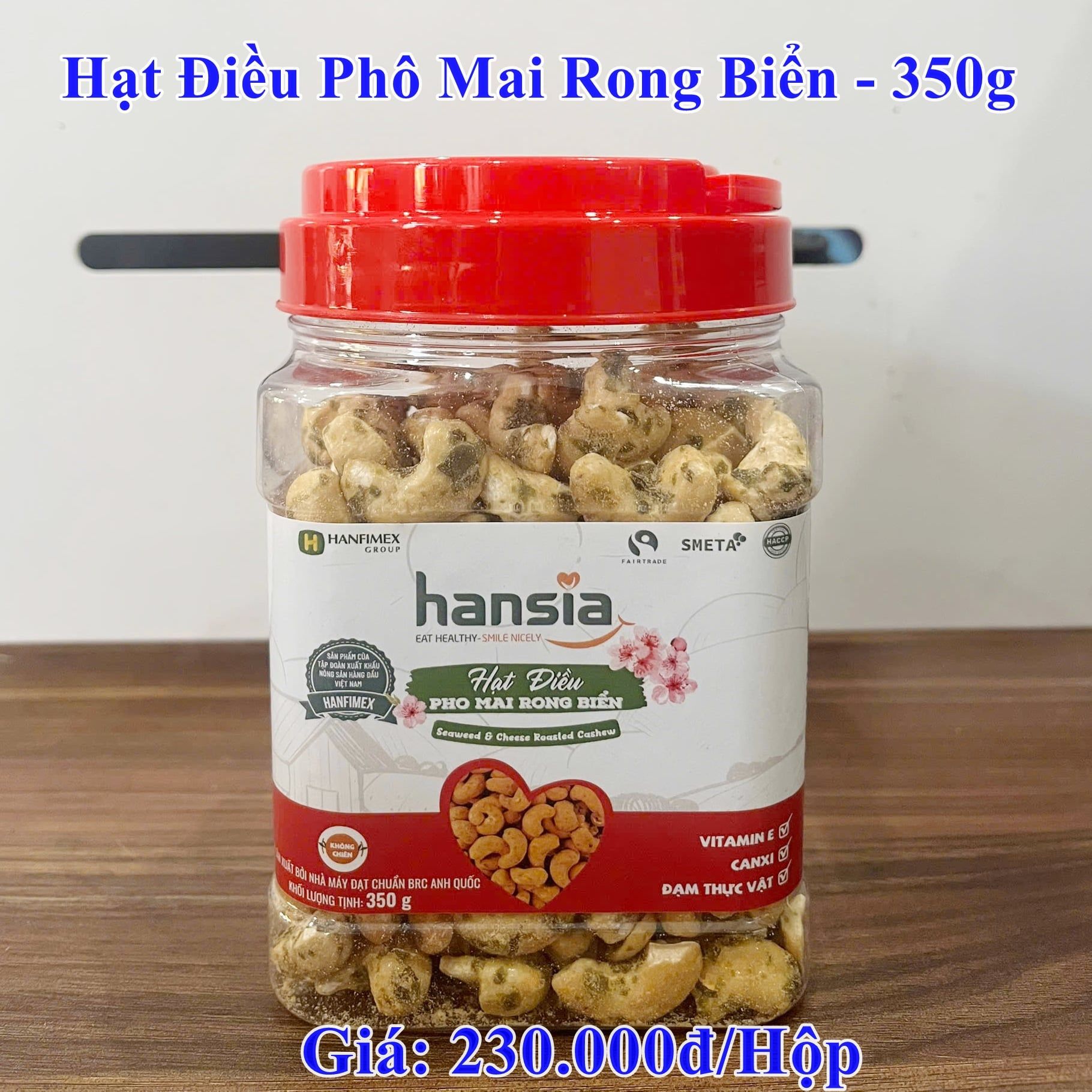  Hạt điều phô mai rong biển - 350g 