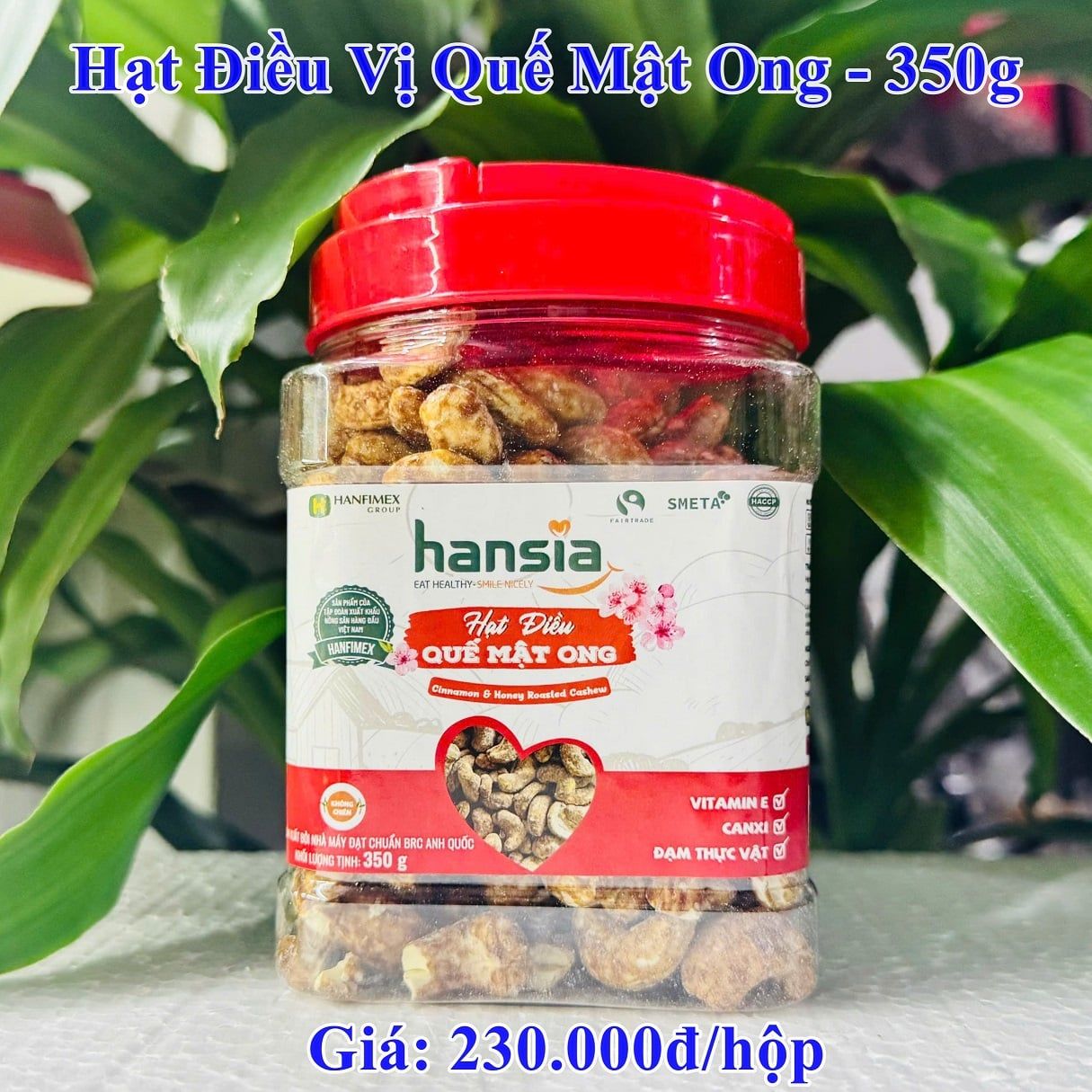  Hạt điều vị quế mật ong - 350g 