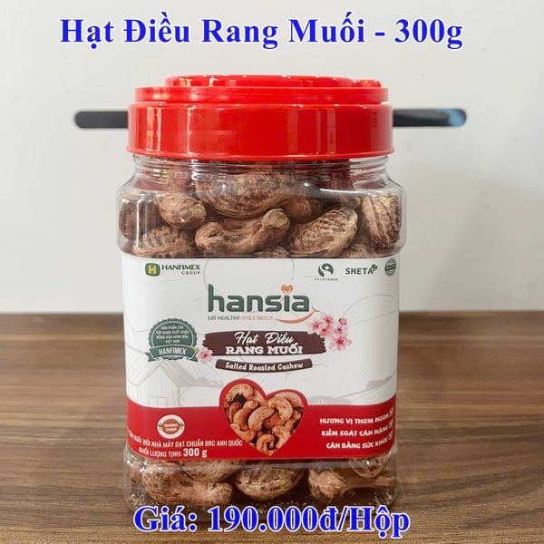  Hạt điều rang muối - 300g 