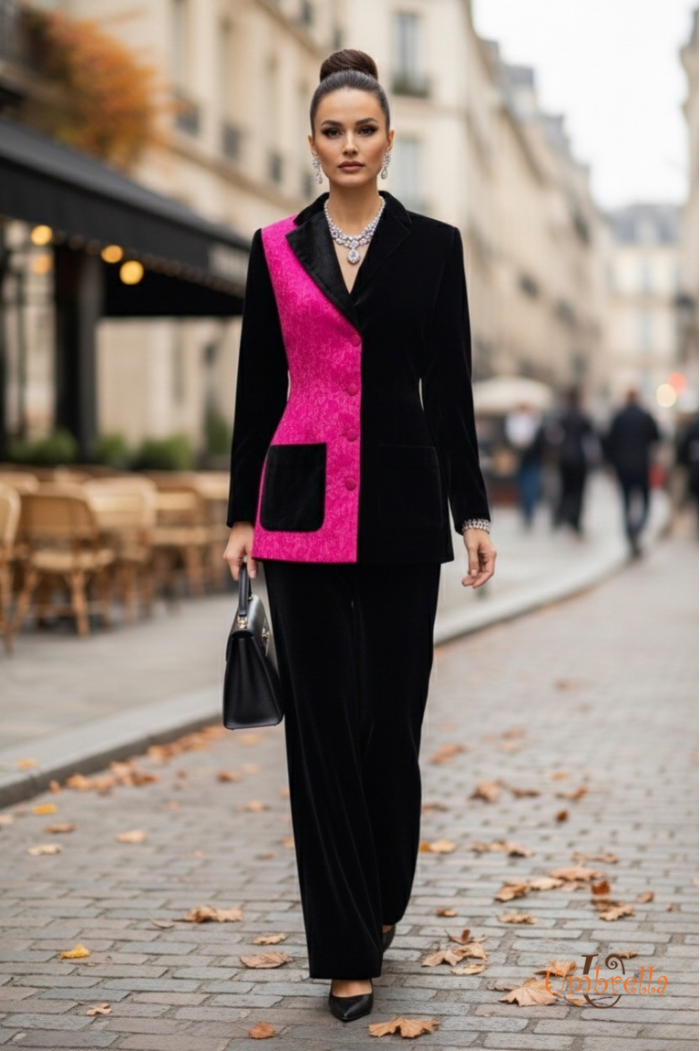  Áo vest nhung lụa 1 bên 