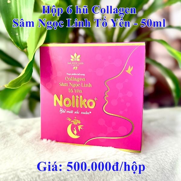  Hộp 6 hũ Collagen Sâm Ngọc Linh Tổ Yến - 50ml 