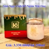  Hũ Sâm Ngọc Linh ngâm mật ong - 250ml 