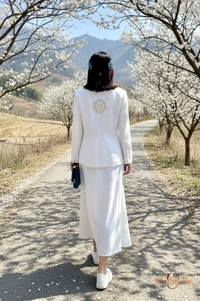  Áo vest Linen phối crochet 