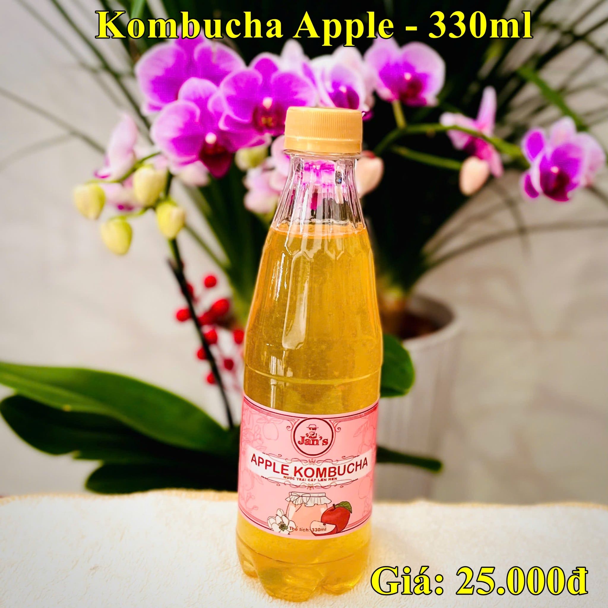  Kombucha Apple - 330ml 