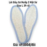  Lót giày xơ mướp 2 mặt xơ size L 39 - 41 