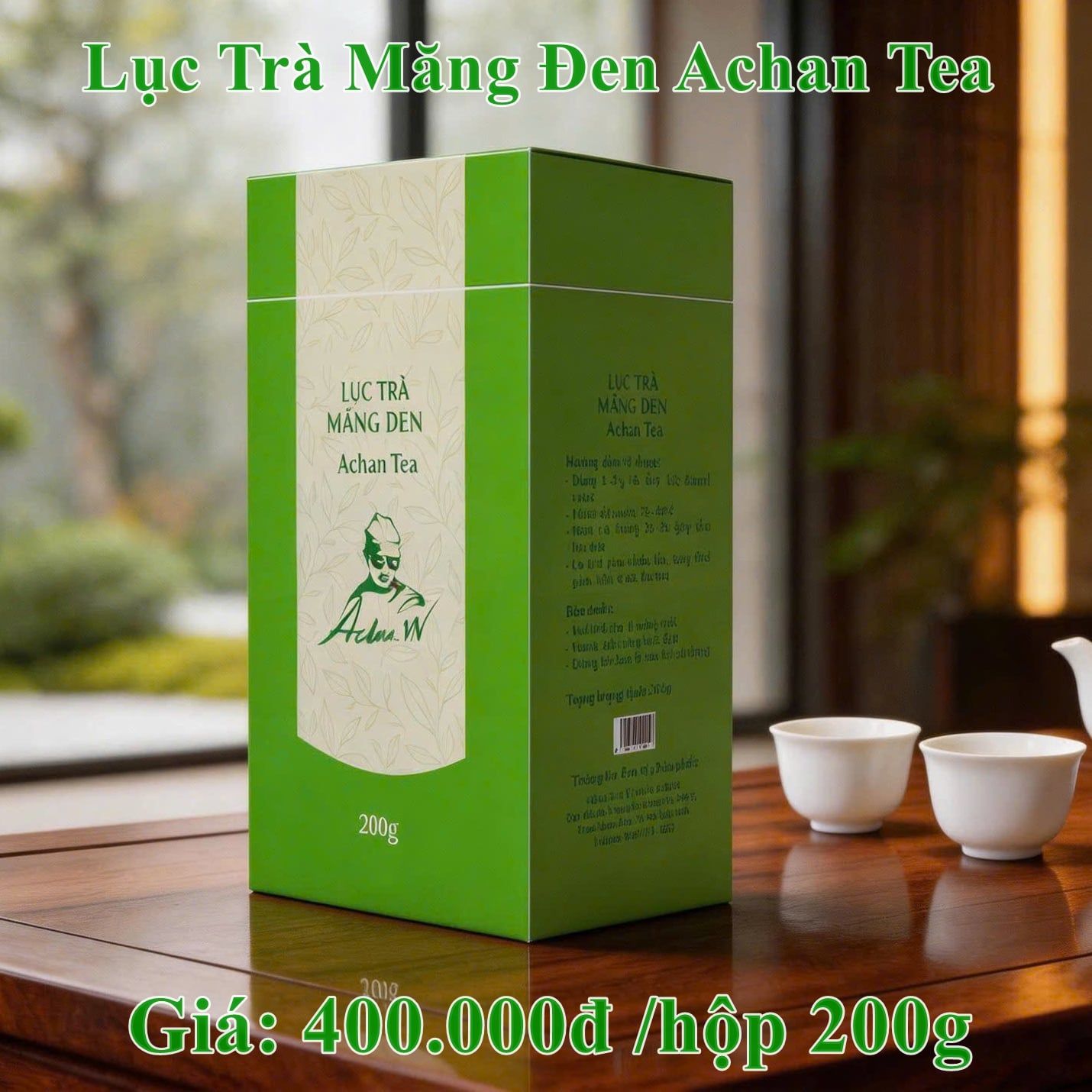  Lục trà Măng Đen Achan Tea - 200g 
