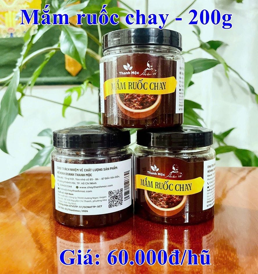  Hũ mắm ruốc chay - 200G 