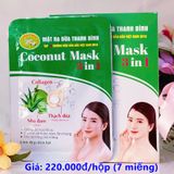  Mặt nạ dừa thiên nhiên 3 trong 1 