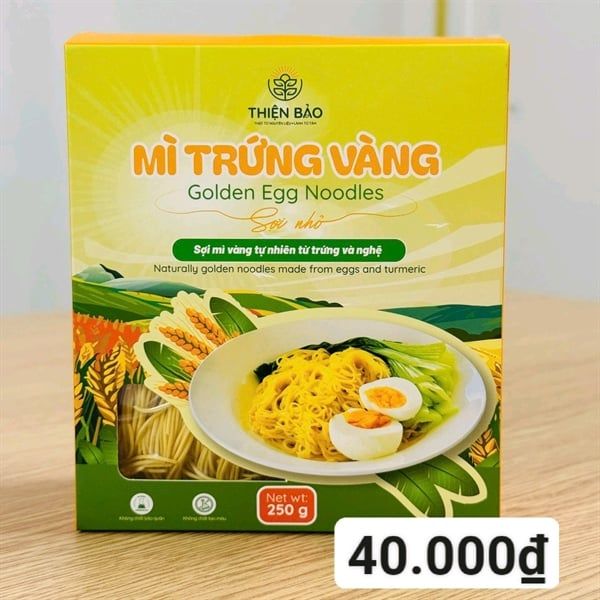  Mì trứng vàng sợi nhỏ 250G 