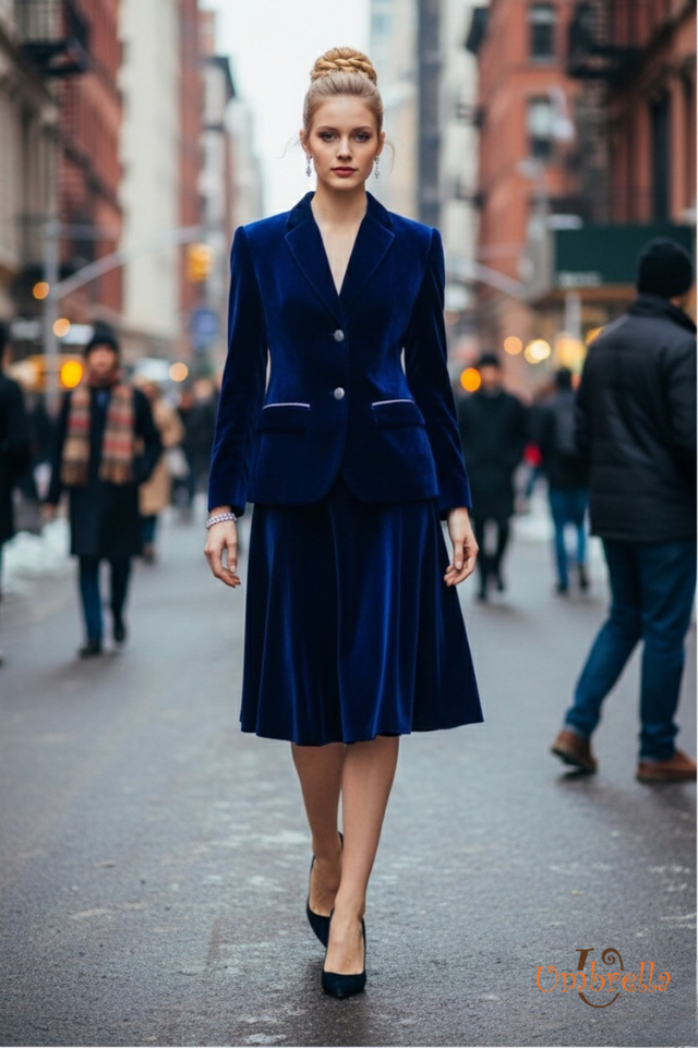  Áo Vest nhung xẻ nút lưng 