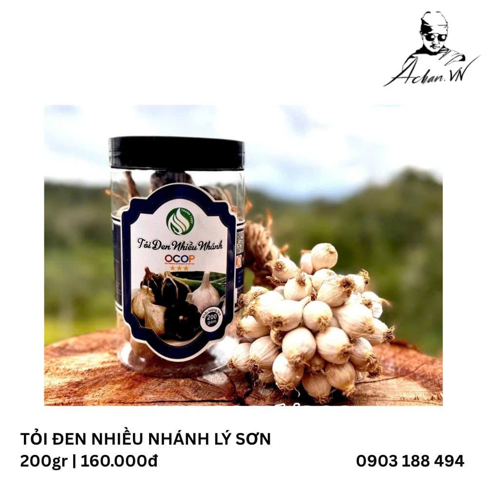  Tỏi đen nhiều nhánh 200G 
