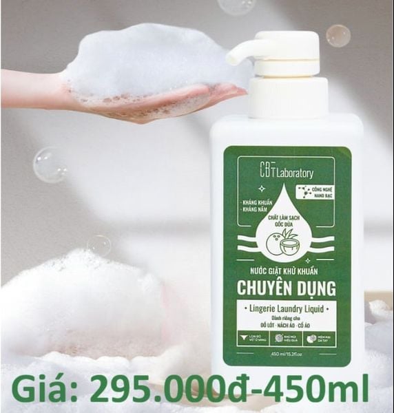  Nước giặt khử khuẩn chuyên dụng CBTLab 450ml 