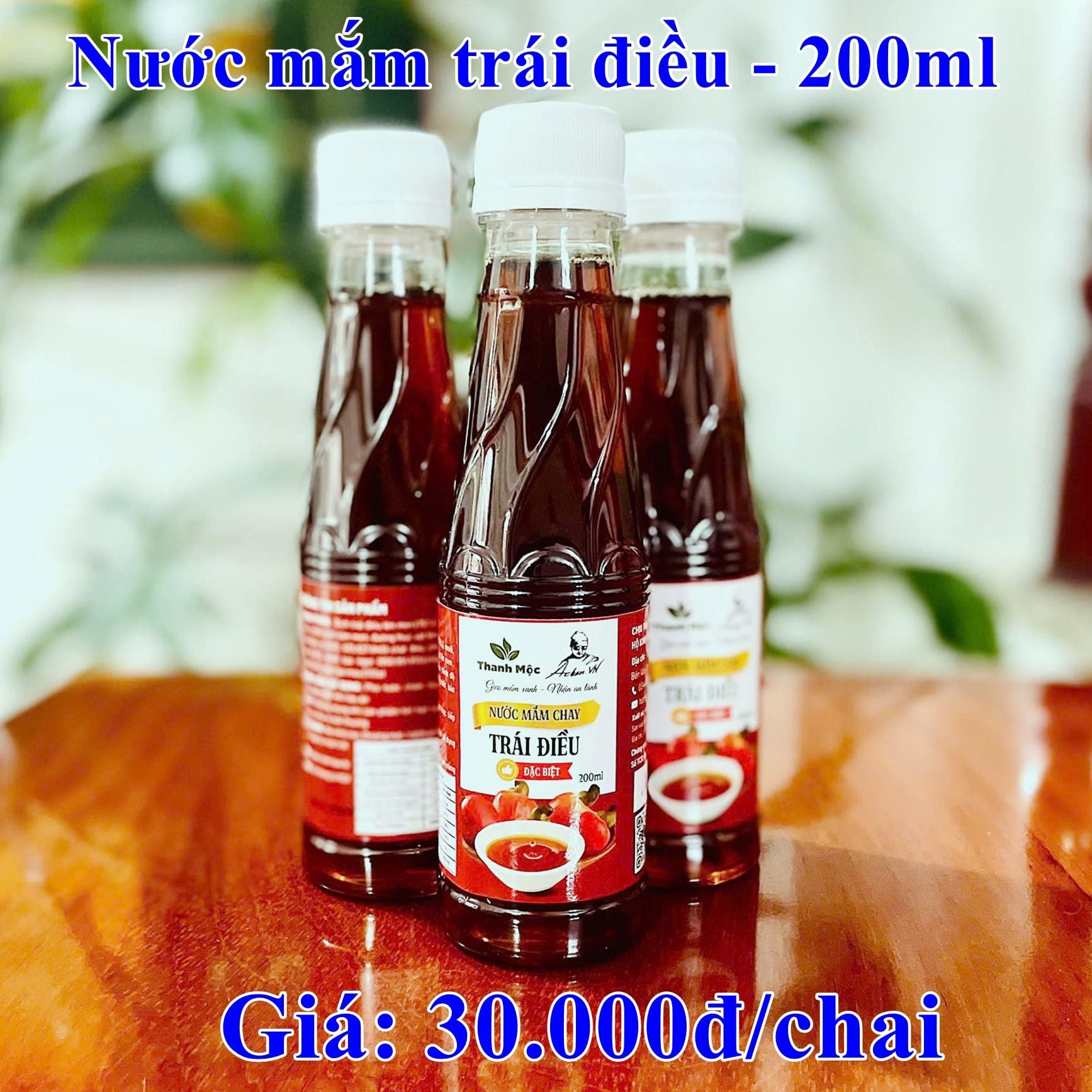 Chai nước mắm chay trái điều - 200ml 