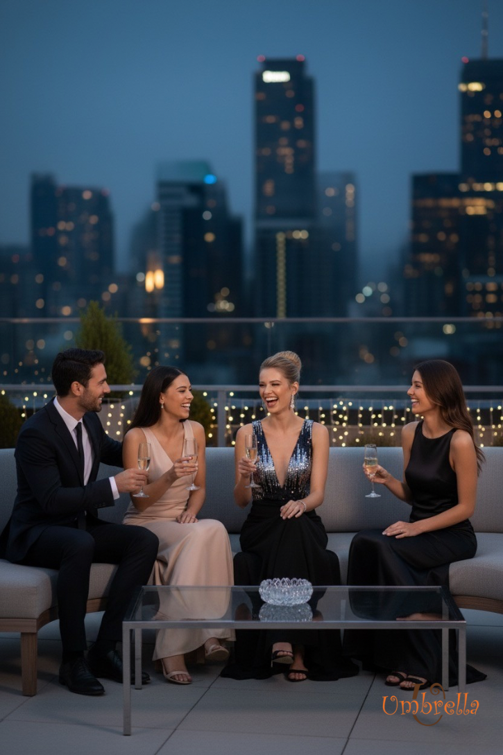  Đầm dài vintage cổ V 