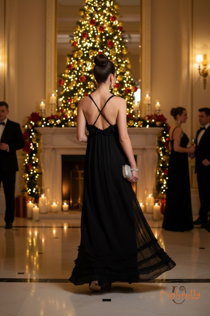  Đầm dài tùng bèo 