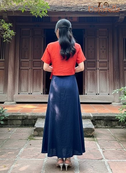  Áo chéo thắt 1 nơ 