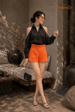  Áo sơ mi hở vai tay 