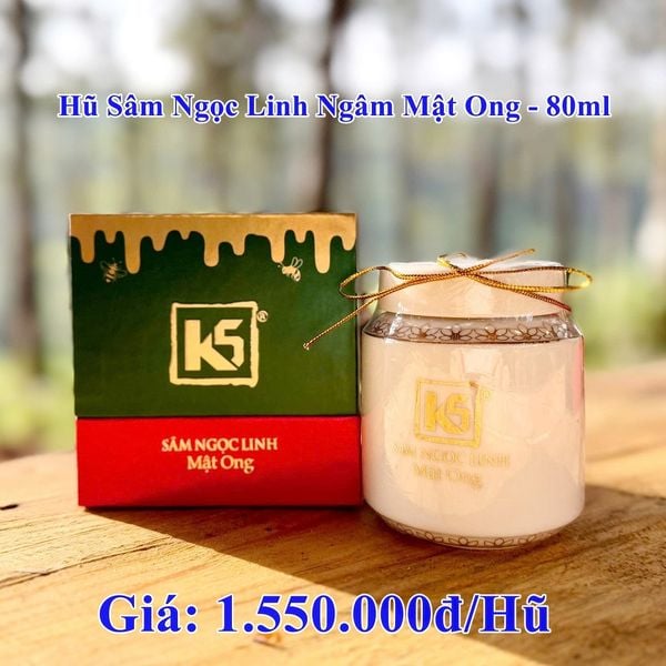  Hũ Sâm Ngọc Linh mật ong -80ml 