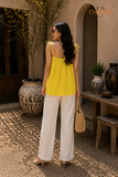  Áo Linen 2 dây hạt bẹt 