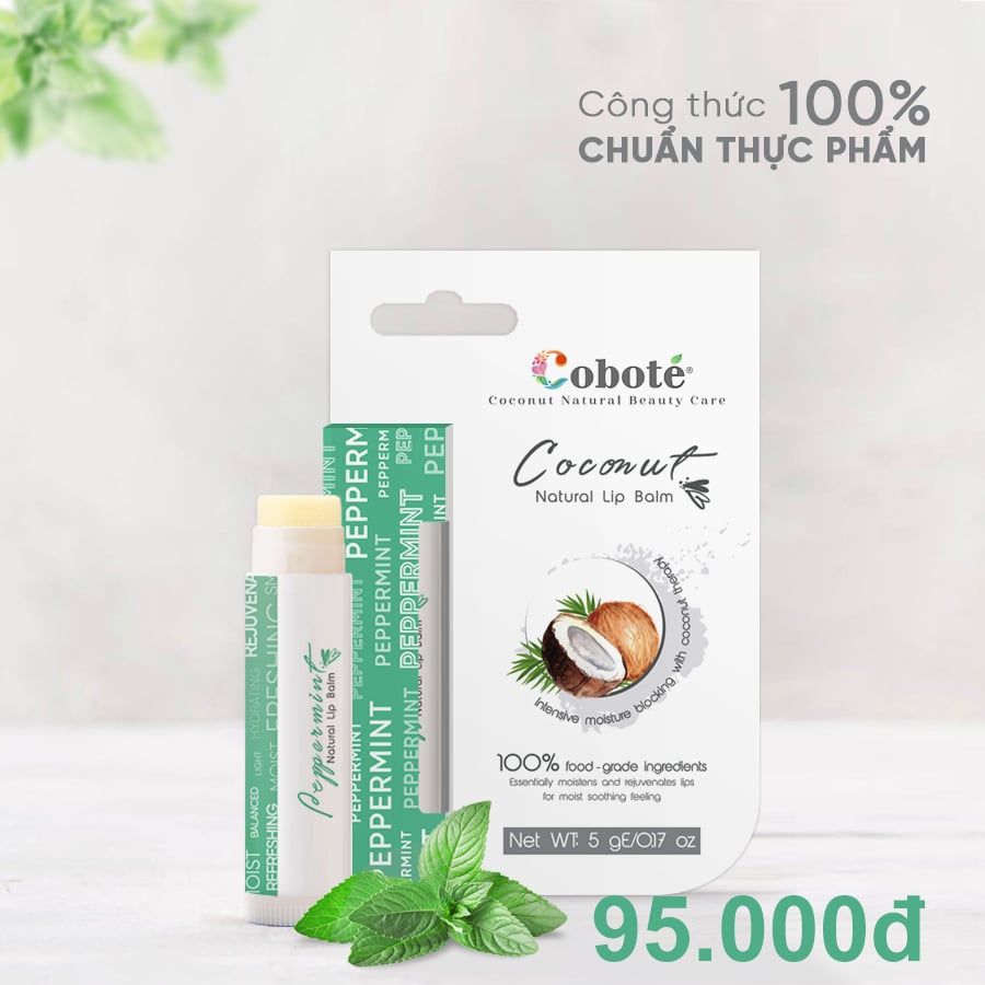  Son dưỡng môi Cobote - Hương bạc hà 