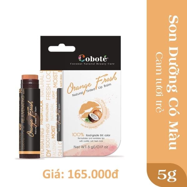  Son dưỡng có màu Cobote - Cam tươi trẻ 