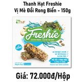  Thanh hạt Freshie vị mè đồi rong biển - 150g 