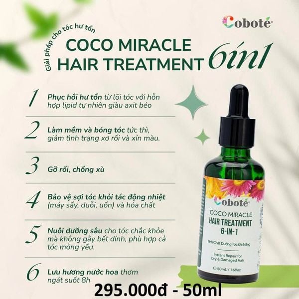 Tinh chất dưỡng tóc đa năng 6in1 Cobote 50ml 